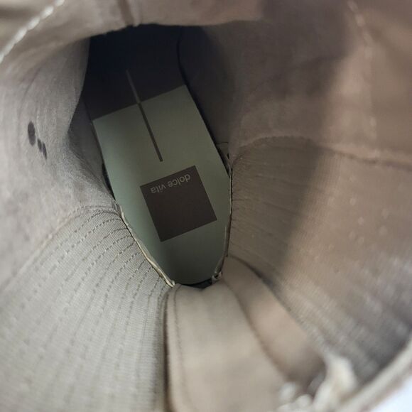 Dolce Vita Women Martey waterproof Boots Booties Chunky Block Heel Suede Zip 6.5 - Picture 14 of 15